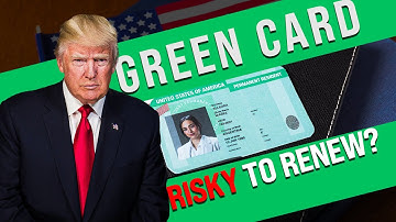 Can you be deported when you renew your green card?  🤔