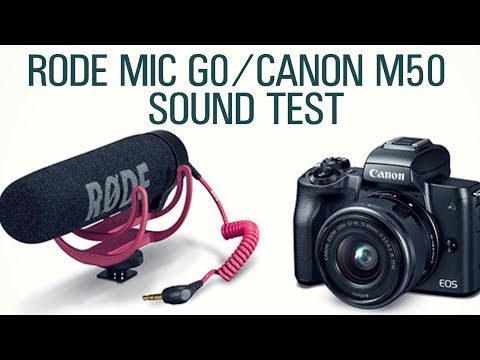 Canon M50 & Rode Mic Go: Test -