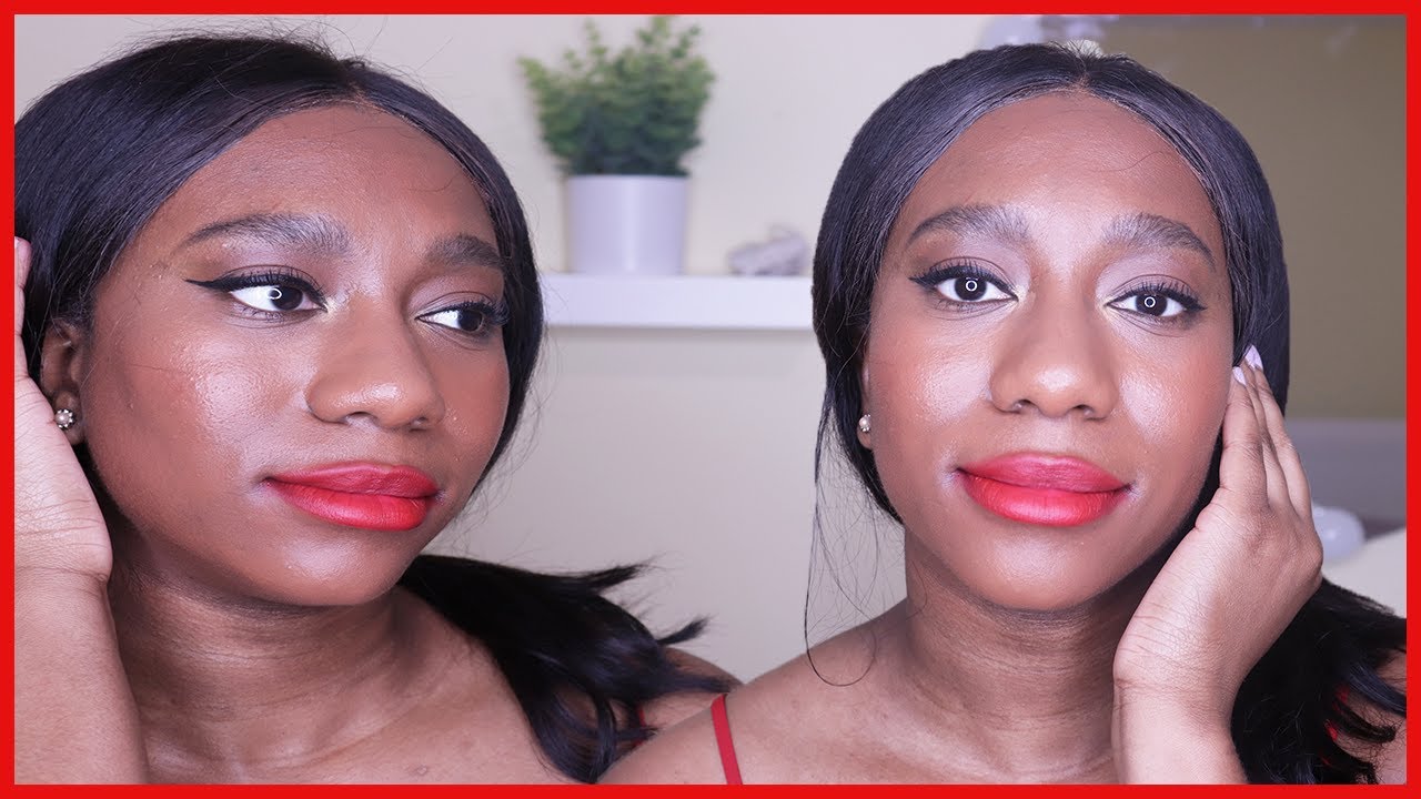WINGED EYE + BOLD RED LIPS TUTORIAL|2020|SIMPLYKRYSTELLE 