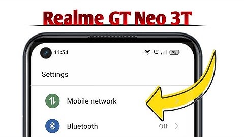Mobile Data Not Working on Realme GT Neo 3T Problem Solved