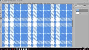 How to Make Twill Plaid Pattern Texture in Photoshop