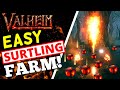 Valheim - Infinite SURTLING CORE and COAL! Surtling Farm!