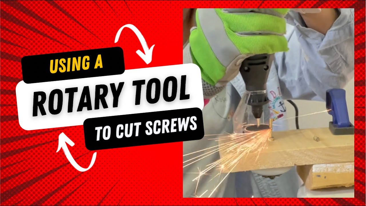Using a Rotary Tool to Cut Screws YouTube