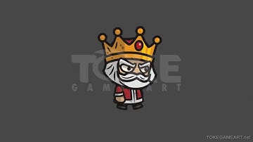 Medieval King - 2D Character Sprite for Indie Game Developer