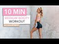 10 MIN BOOTY WORKOUT - Medium Intensity / No Equipment I Pamela Reif