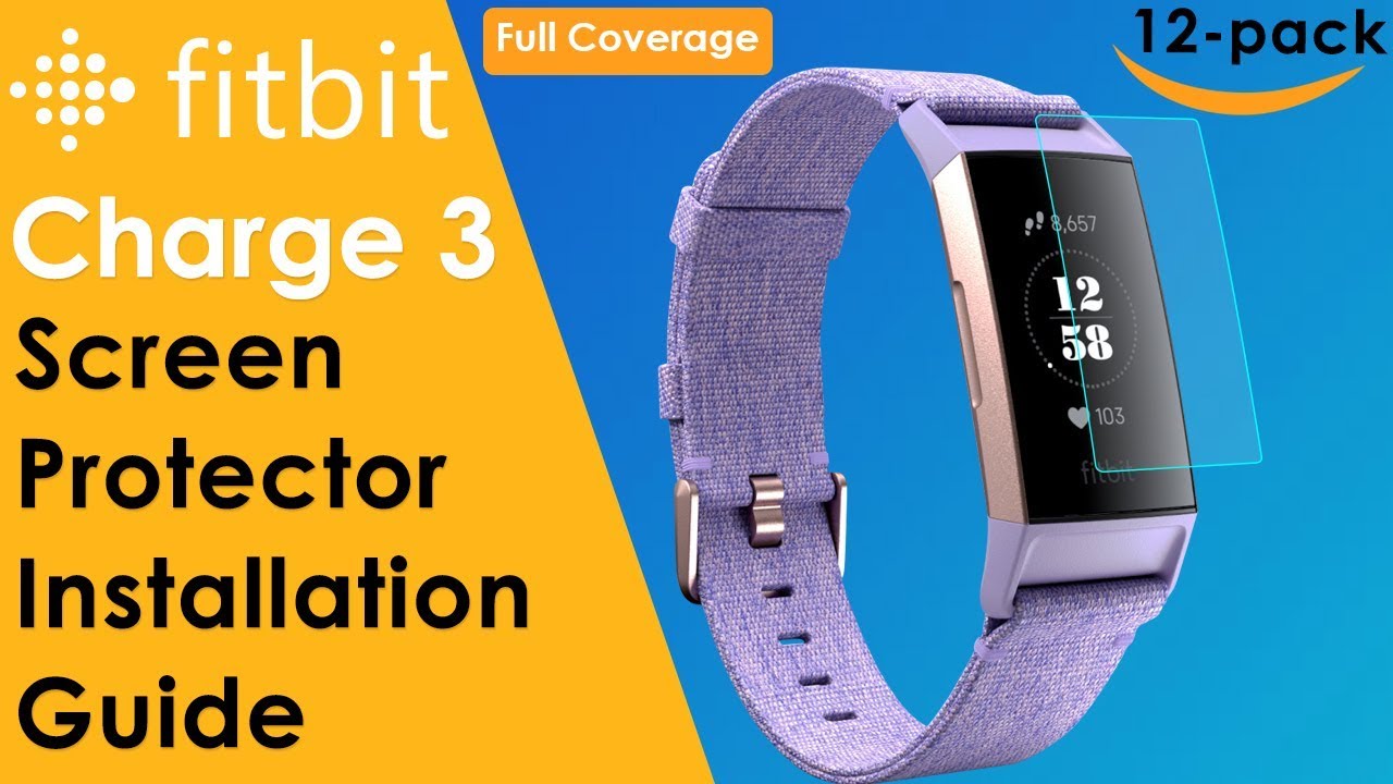How to install Fitbit Charge 3 Screen Protectors? - YouTube
