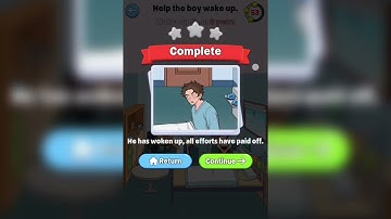 Brain Tease Puzzle Level 71 Help The Boy Wake Up Walkthrough Solution