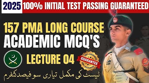 Pma 157 long course initial test preparation 2025 |157 pma long course Academic Questions 