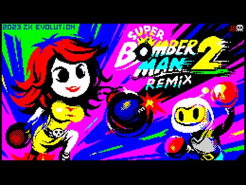 Super Bomberman 2 Remix (2023). ZX Spectrum. Прохождение [HARD]
