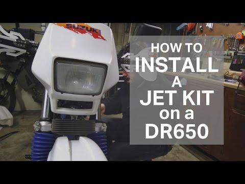 How to Install a Jet Kit on a Suzuki DR650 [BUY-BUILD-RIDE]