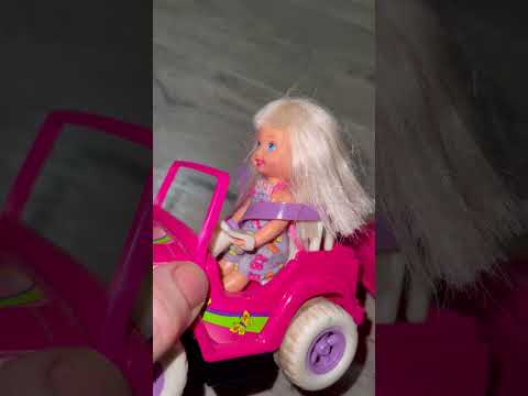 1997 Kelly Doll Jeep Power Wheels Playset! #barbie #shorts