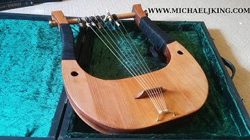 Greek Hypolydian Mode tuning on a 7 String Lyre by Michael J King