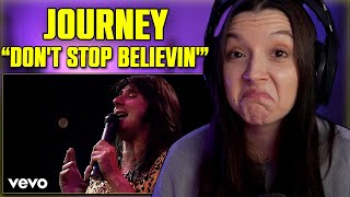 Journey - Don't Stop Believin' | FIRST TIME REACTION kinda | Live 1981: Escape Tour