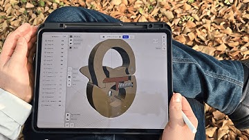 Modeling a padlock on iPad #ipad #shapr3d