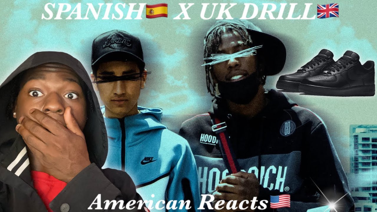 Spanish X Uk Drill Reaction! Savage x Aiman JR - Black Airforces 🥷🏾🥷🏼 [MUSIC VIDEO]Prod By Pache