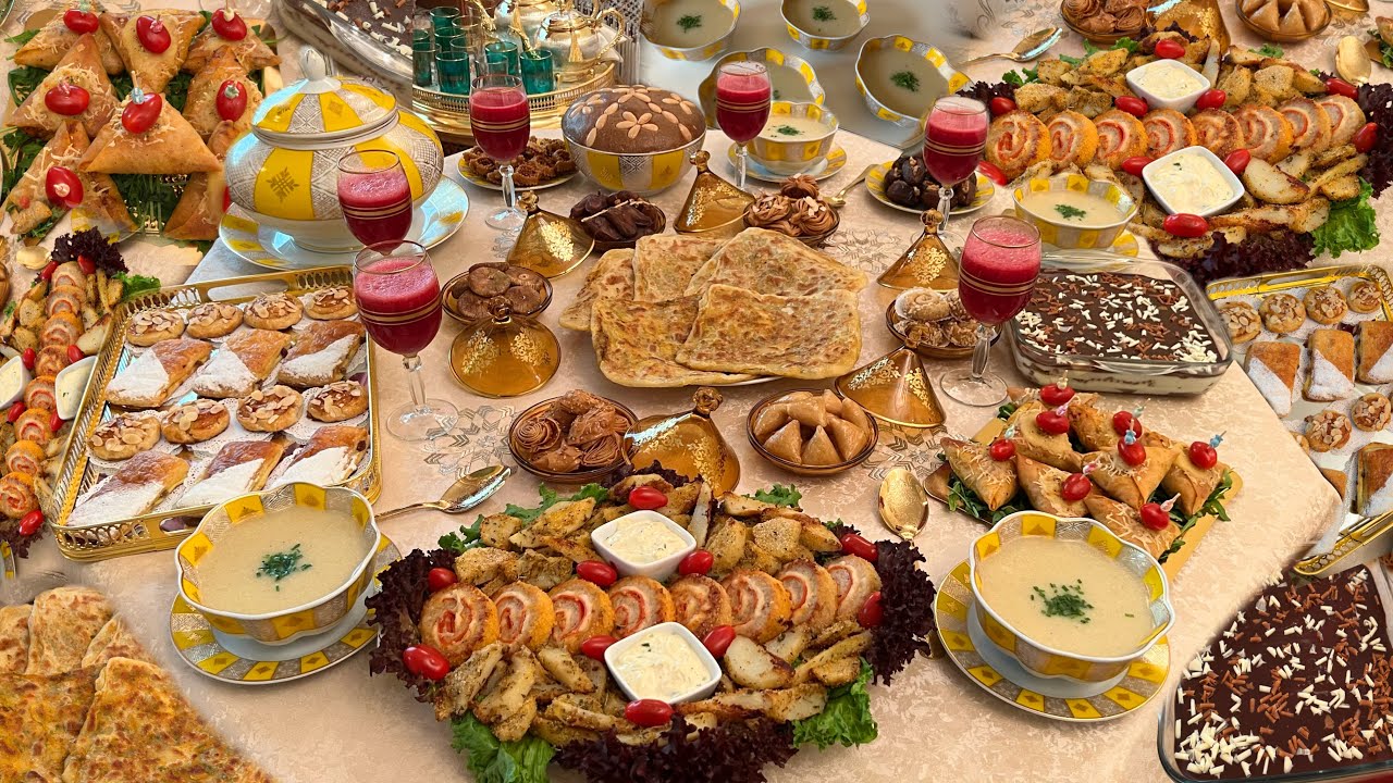 تاني مائدة رمضان🌙كوني لالة ومولاتي وحتى حاجة ماتغلبك💪طبيلة كاملة مكمولة بداكشي لي يبغي خاطرك😋🥰😜