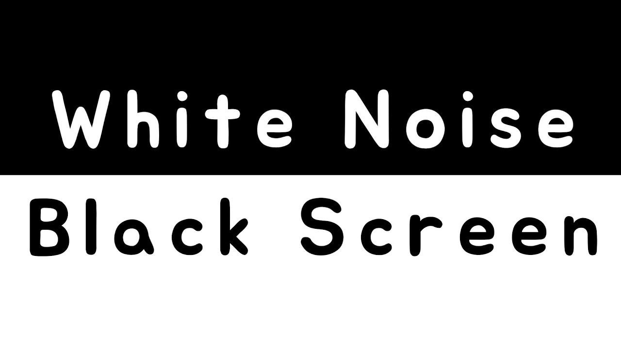 Watch White Noise Black Screen | Relax or Study | 8 Hours on YouTube Watch White Noise Black Screen | Relax or Study | 8 Hours on YouTube