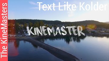 Animate Stylized Text and Images #MadewithKineMaster