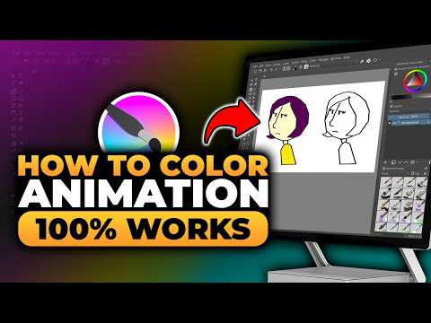 How To Color Animation in Krita (𝟮𝟬𝟮𝟲) | 100% WORKS | NO Yapping, To The Point! | FAST & EASY