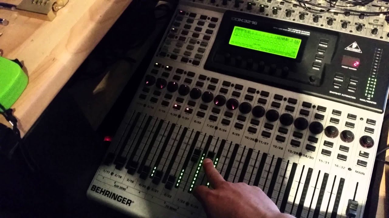 behringer ddx3216 out and in setting behringer ddx3216 out and in setting