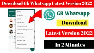 How to Download GB Whatsapp 2022 | GB whatsapp Update screenshot 1