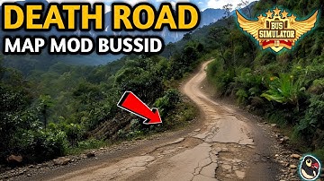 DOWNLOAD! 🔥 New Ets2 DEATH Road Map Mod For Bus Simulator Indonesia।Bussid Mod Map 4.3.3