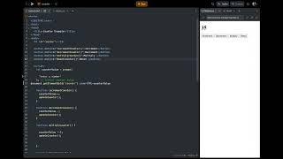 Details how to make a simple counter in js News