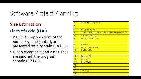 Lines of Code (LOC) in Software Engineering | Definition | Example