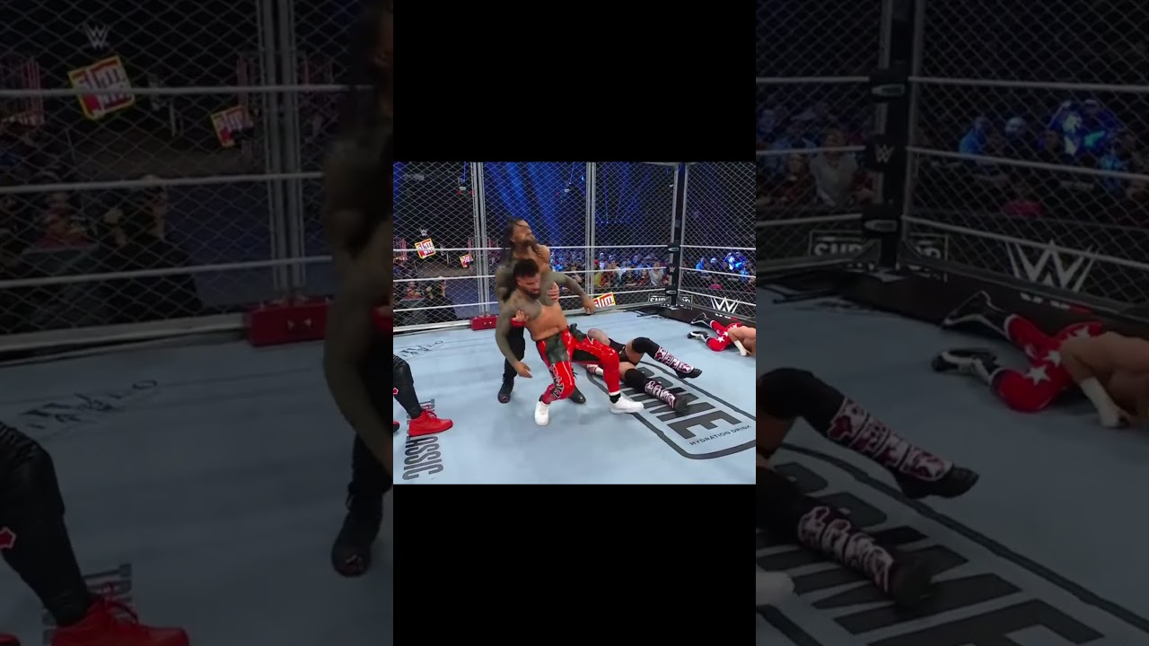 Roman Reigns & CM Punk Attitude in servival Series War Game🔥👿