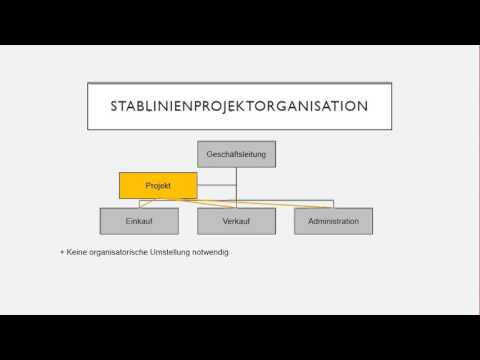 Video: In welcher Art von Organisationsstruktur hat ein Projektleiter die meiste Autorität?