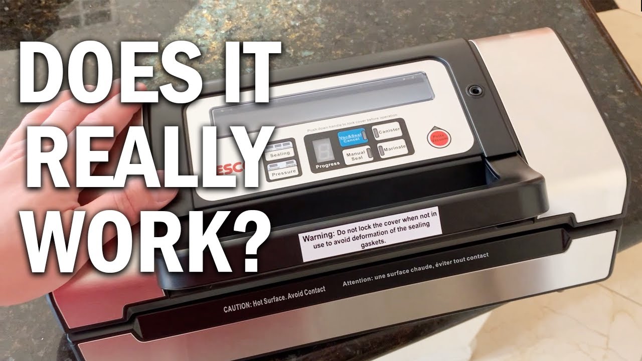 Nesco Deluxe Food VS12 Vacuum Sealer Review Does It Really Work