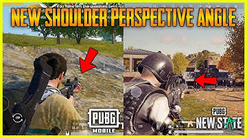 PUBG MOBILE SHOULDER TPP PERSPECTIVE ANGLE | PUBG NEW STATE FEATURE IN PUBGM - NEW TPP ANGLE !!! 😍👀🔥