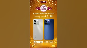 Storm Lite 5G – India’s First Smartphone with MTK D6400 Processor#