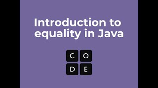 Introduction to equality in Java Net Worth