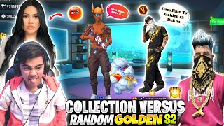 COLLECTION VERSES WITH RANDOM GOLDEAN SEASON2 PLAYER FOR GIRL😱