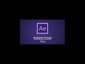 Анимация текста в ADOBE After Effects CC