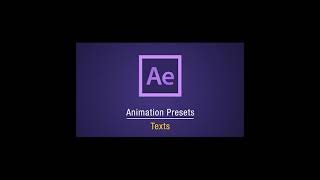 Анимация текста в ADOBE After Effects CC