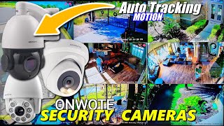 Boost Your Home Security with ONWOTE Security Cameras. Motion Tracking, 4K Video, NVR System