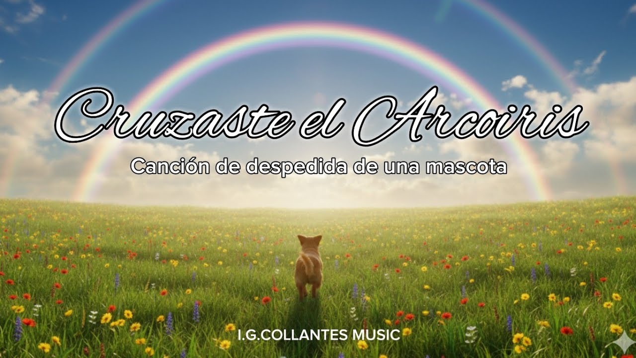 Cruzaste el Arcoíris 🌈 | Canción de Despedida a mi Mascota (El Puente ...