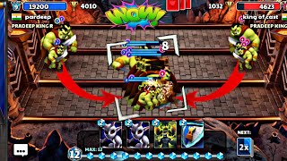Rare card and common cards #castledefense #castlecrush #gaming