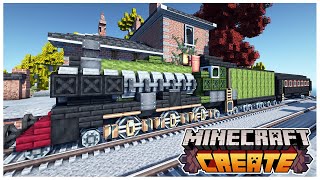 TRAINS! - MINECRAFT CREATE MOD: EP3