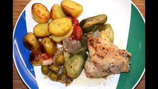 Курица по Сицилийски с Кабачками Оливками и Помидорками в Мультиварке Скороварке Redmond RMC P350 Курица по Сицилийски с Кабачками Оливками и Помидорками в Мультиварке Скороварке Redmond RMC P350