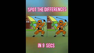 Find the Differences in Ninja Pics #shortvideo #youtubeshorts #shorts