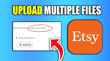 How To Upload Multiple Files To Etsy - New Method