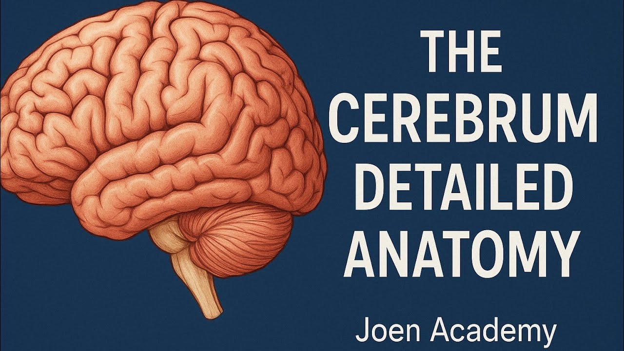The Cerebrum Detailed Anatomy | Joen Academy - YouTube