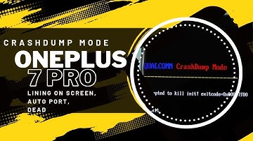 Oneplus 7 Pro Crash Dump Mode | Display lining| Crash Dump Hardware issue| RAM Problem