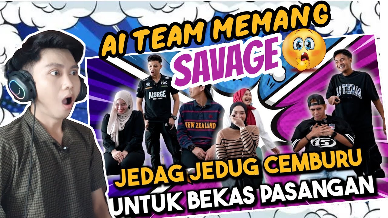 AI TEAM MEMANG SAVAGE BOSS ! JEDAG JEDUG C3MBURUKAN PARTNER LAMA ! INDONESIA REACTION