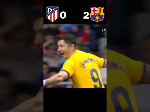 Atletlco 0-3 Barcelona [LaLiga 2023/24] #shorts #football #youtube