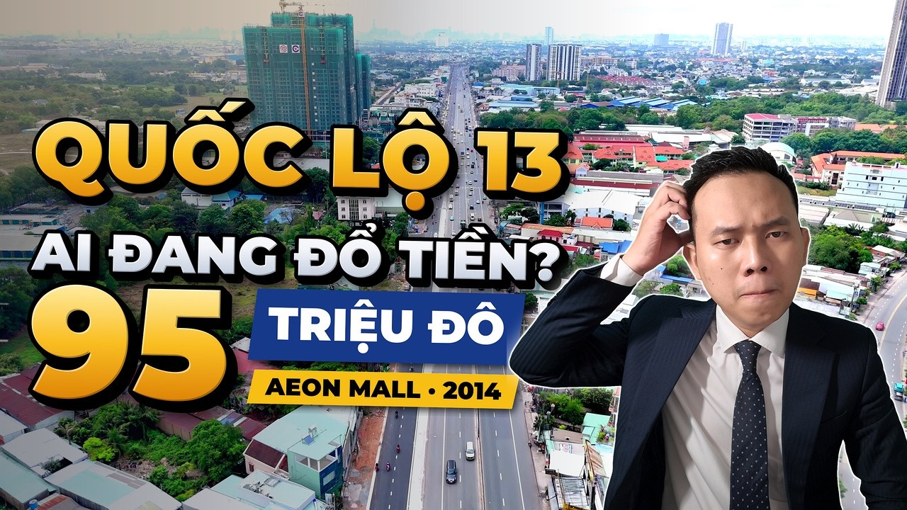 Quốc lộ 13 đoạn Thuận An, nơi các công ty Nhật, Hàn, Singapore, Malaysia đặt tiền
