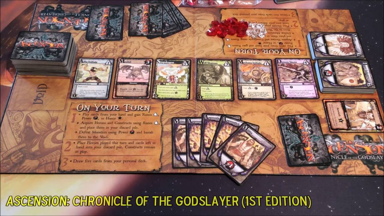 Nate's Favorite Deck Building Games (DBGs): Ascension, Part 1